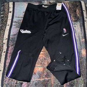 Nike NBA 75th Anniversary Sacramento Kings Issued Tear Away Warm Up Pants 2XL T